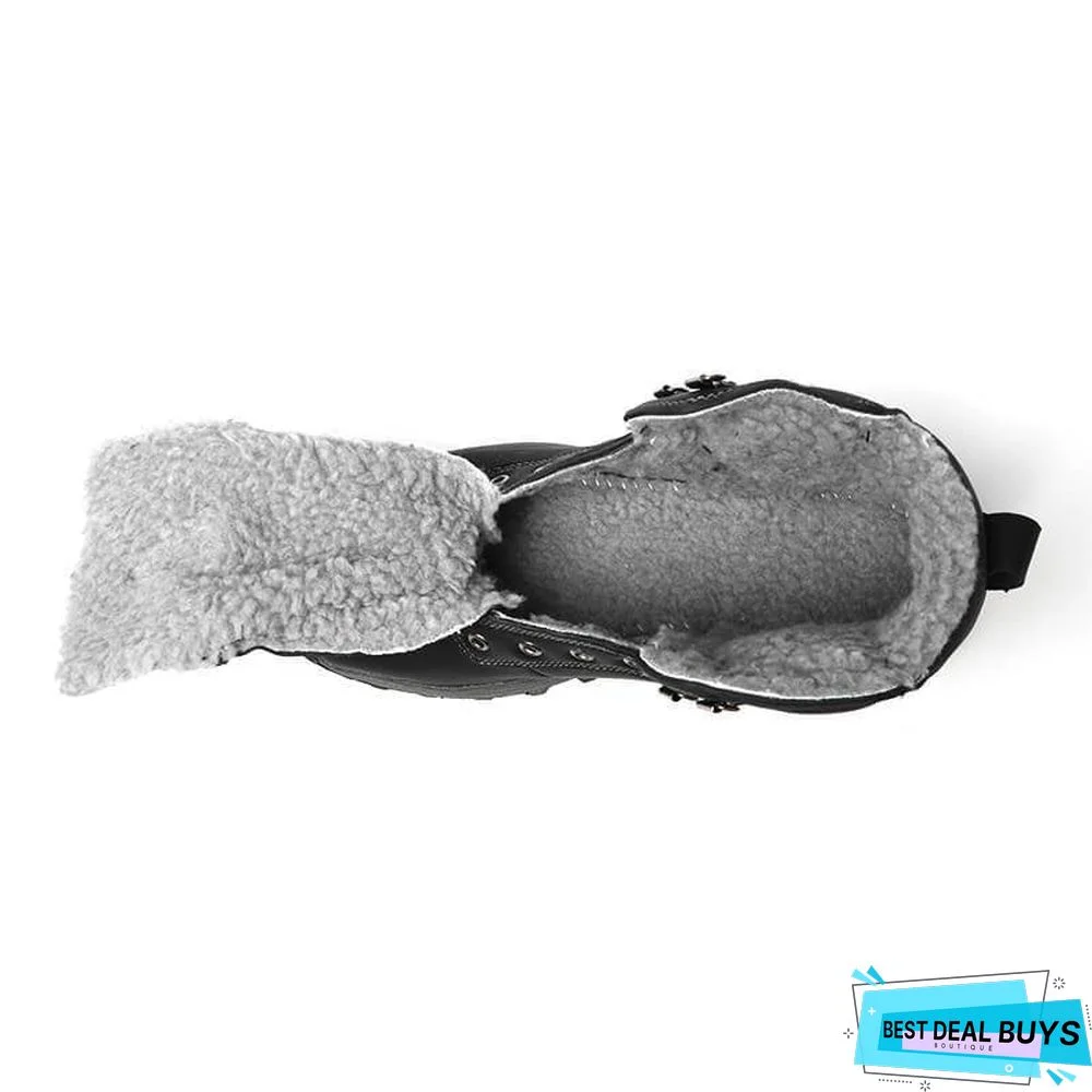 Men's Outdoor Thickened Warm Climbing Shoes