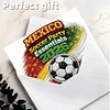 6Pcs Diamond Painting Football Match Greeting Card Set with Envelopes for Beginner Adult Holiday Gifts