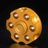 Fidget gyro edc revolver pure copper bullet clip detachable DIY adult children decompression black technology toy