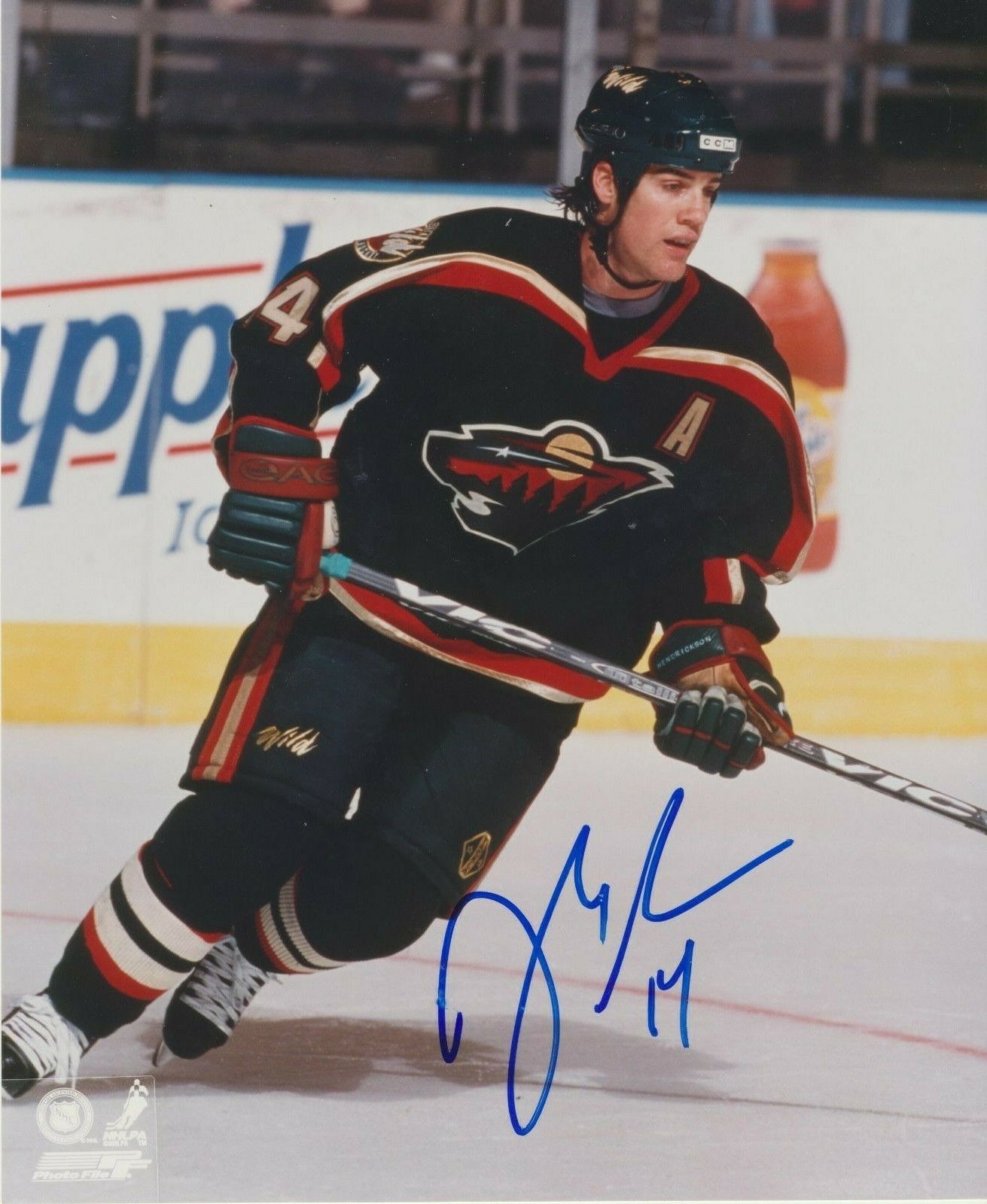 Filip Kuba Autographed 8x10 Minnesota WildB798