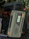 Portable DAB FM Radio with Flashlight BT Speaker Rechargeable Emergency Radio