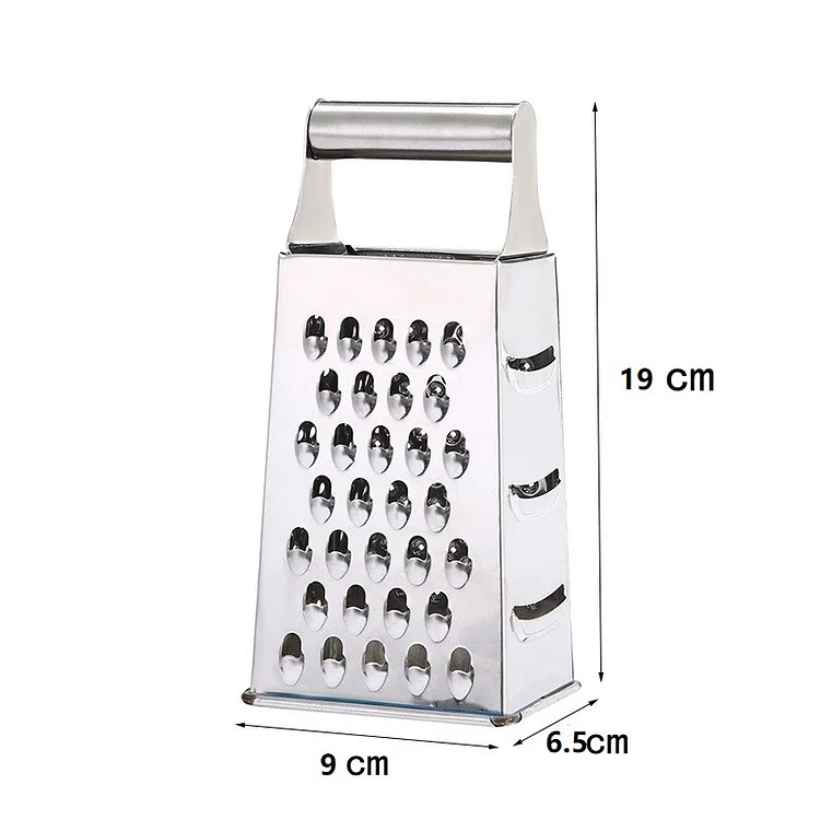 4-Sided Blades Stainless Steel Cheese & Vegetable Grater