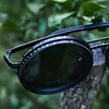 Adjustable 1-9 Sunglasses ND Filter Lenses Fishing Rounded Polarized Glasses