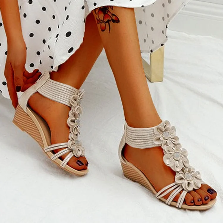Vanccy Bohemia National Style Sandals QueenFunky
