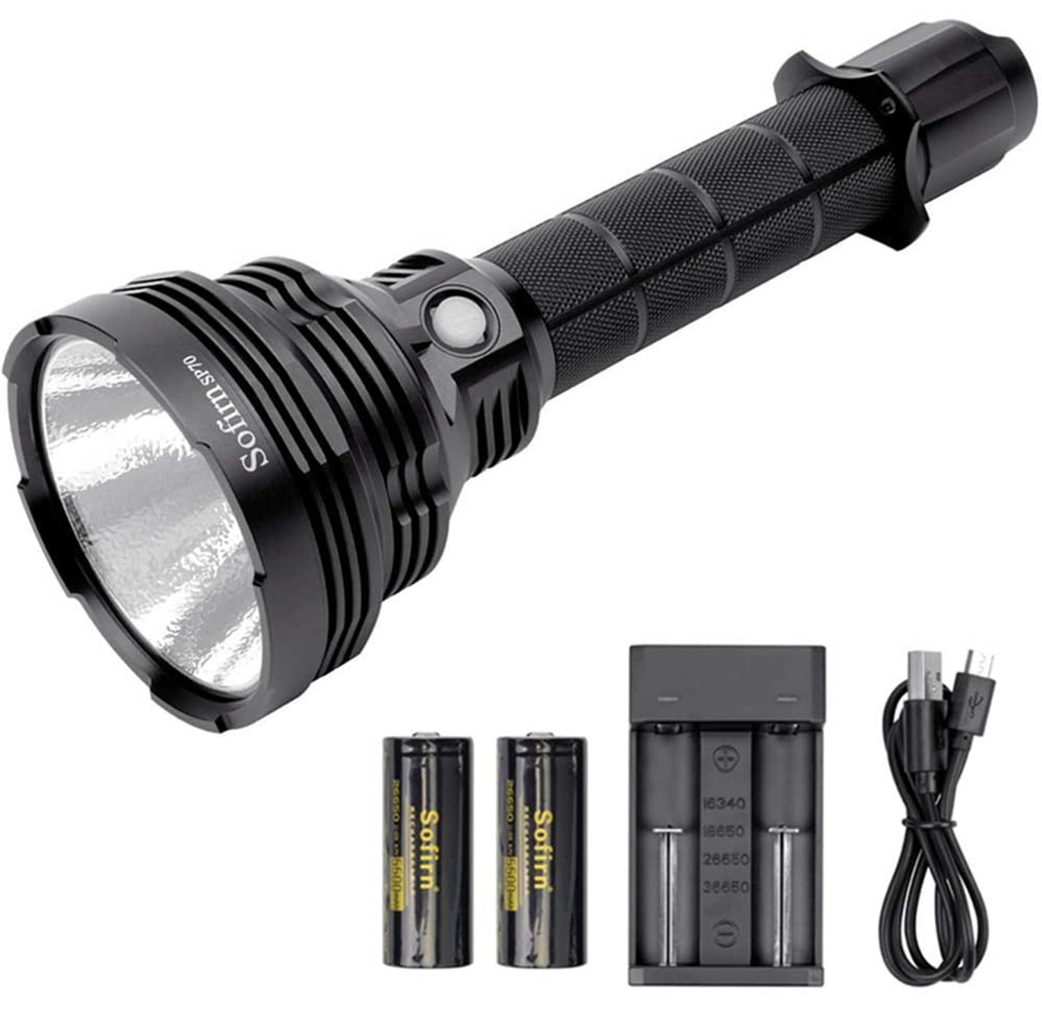 Sofirn SP70 powerful 5500 lumens Flashlight, CREE XHP 70 2nd gen LED