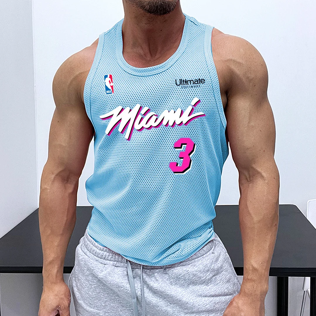  Miami Basketball Jersey Tank Top for Sports Enthusiasts