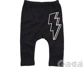 Pornhint Thunderbolt Baby & Toddler Leggings, Children's Lightning Bolt Loungewear