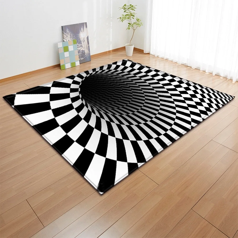 Nordic Carpet for Living Room 3D Kids Room Decoration Carpet Home Children Rug Hallway Floor Bedroom Bedside Mats