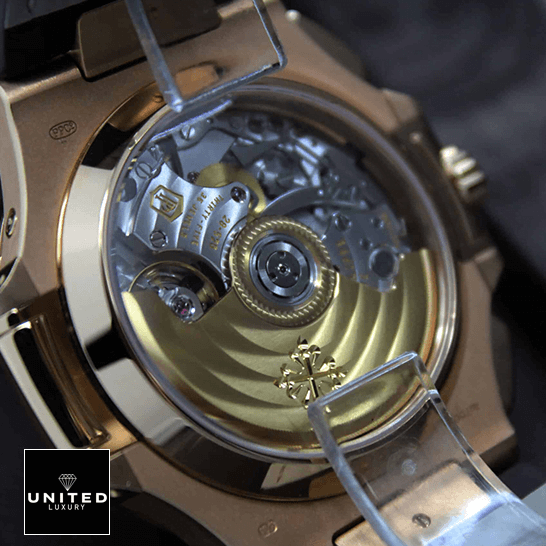 Audemars Piguet Nautilus Rose Gold Case Replica mechanism view