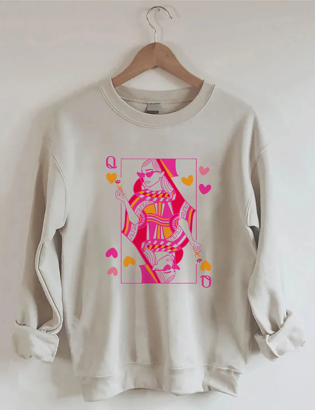 Queen Of Hearts Valentine's Day Sweatshirt