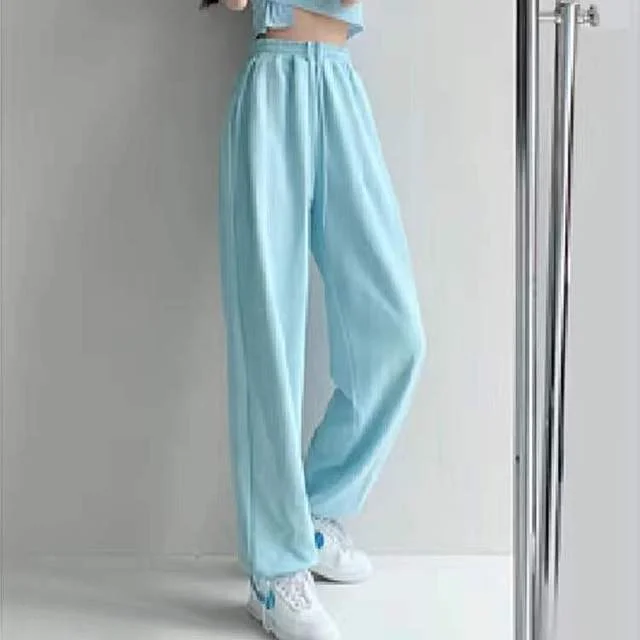 Spring Autumn Sports Pants Women&#39;s Loose High Waist Harem Pants Leggings Straight Casual Sweatpants Harajuku Baggy Trousers