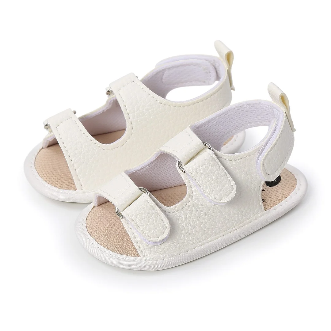 New Canvas PU Baby Non-Slip Sandals Child Summer Boys Fashion Sandals Sneakers Infant Shoes 0-18 Month Baby Shoes