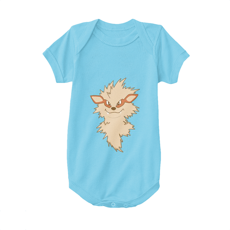 Strong And Brave Arcanine, Pokemon Baby Onesie