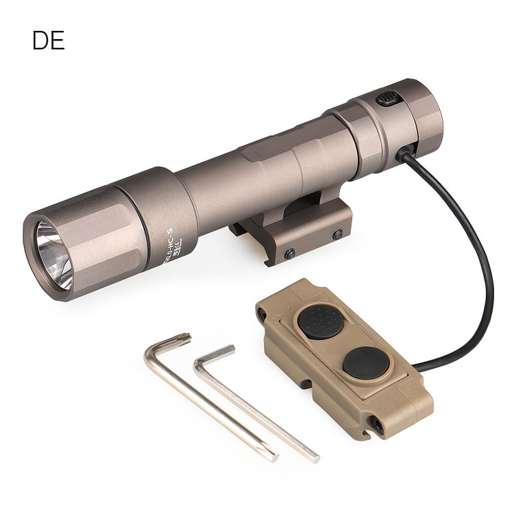 Tactical 2.0 MCH Single Output Flashlight 1400 Lumens Weapon Light