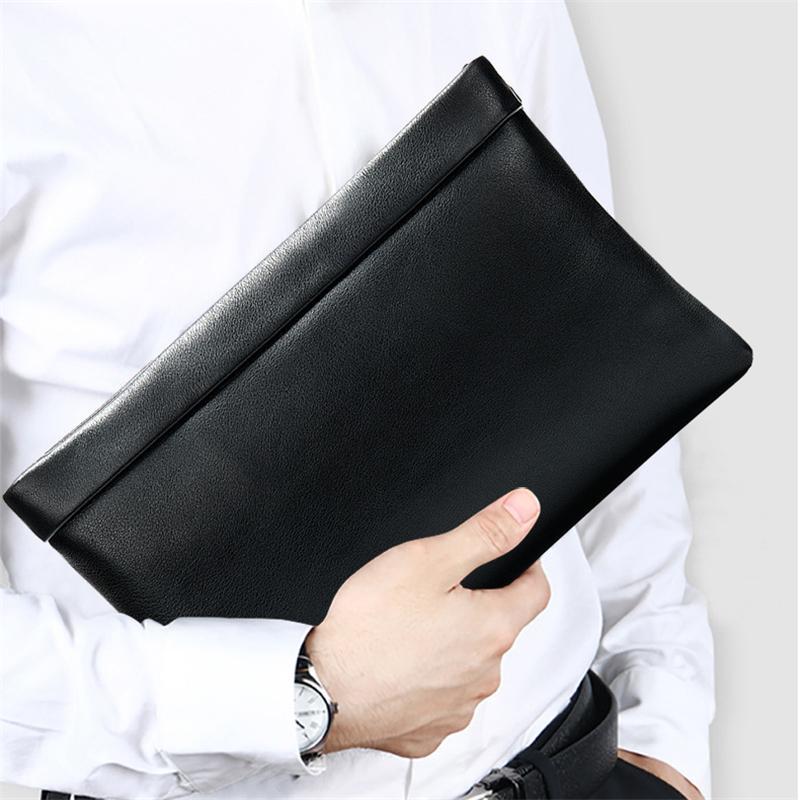 Mens Business Simple Style Chunky Envelope Mobile Phone Holder Clutch Bag