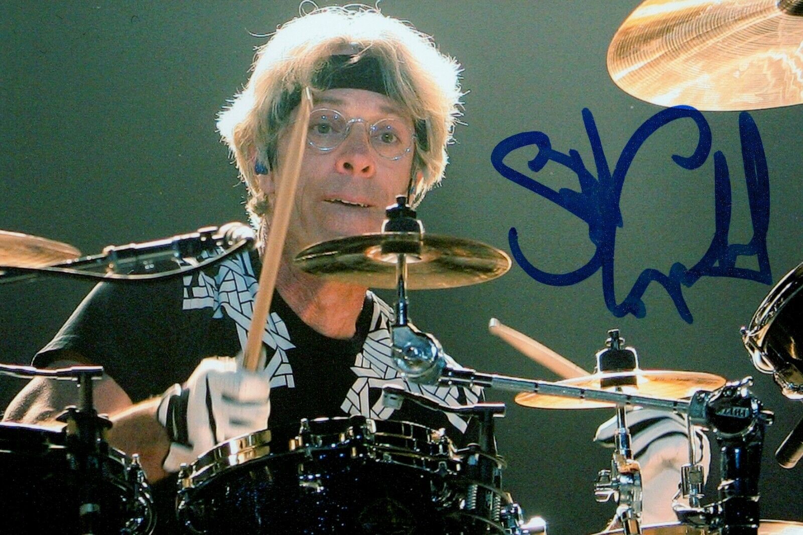 Stewart Copeland Signed 6x4 Photo Poster painting Drummer The Police Rock Band Autograph + COA