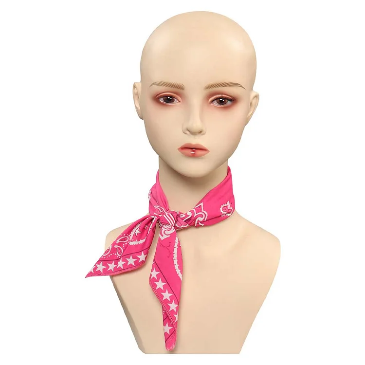 Barbie 2023 Margot Robbie Barbie Scarf  Neckwear Cosplay Accessories Halloween Carnival Props