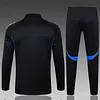 Joyfball 2025/2026 Manchester United Half-Pull Training Suit Black Football Shirt 1:1 Thai Quality
