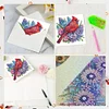 6pcs DIY Bird Diamond Art Greeting Cards 5D Rhinestone Arts Birthday Card