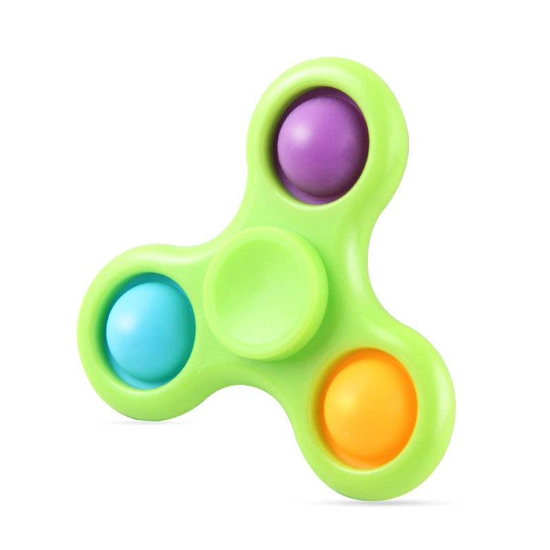 Creative Hand Spinner Decompression Three-finger Bubble Music Gyro