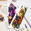 14CT 2 Strands Cross Stitching Bookmark Kit for Teachers Bookworms Women Readers 6PCS Single-Sided Stamped Embroidery Page Marker Set Handmade Thread Embroidery Craft 30 x 50cm tapestrymarket