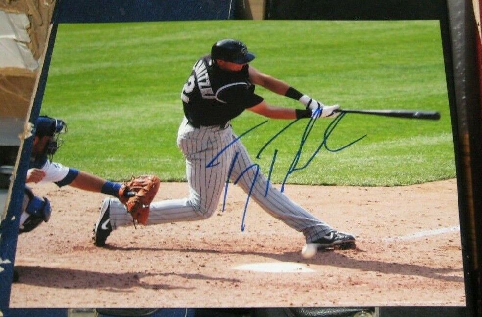 Troy Tulowitzki Colorado Rockies SIGNED AUTOGRAPHED 8x10 Photo Poster painting COA Baseball MLB