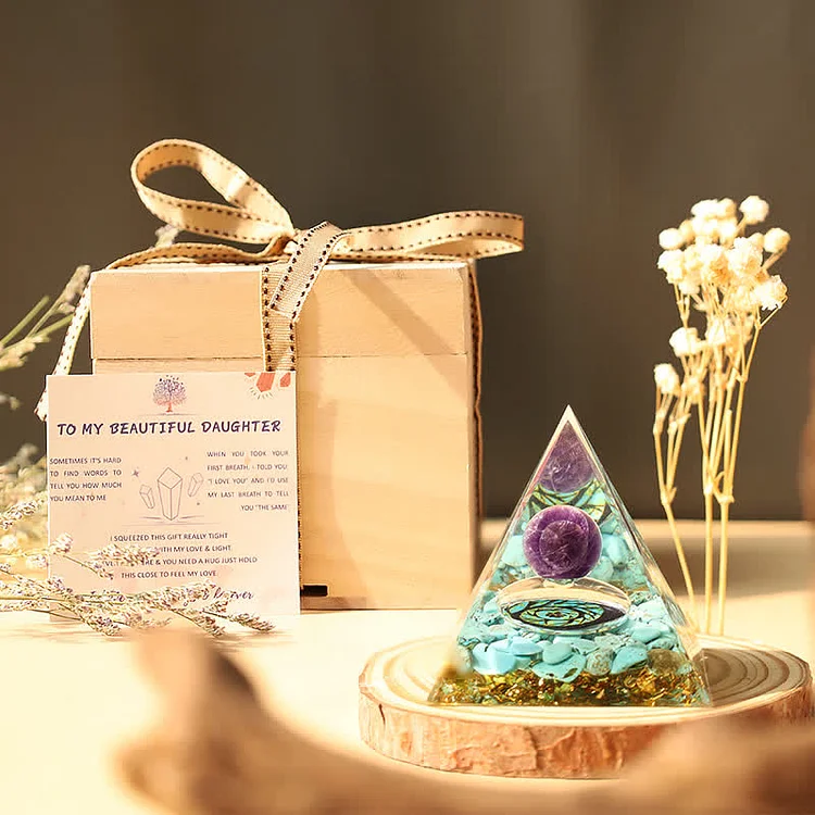 DAUGHTER - See Yourself Through My Eyes - Turquoise Orgone Pyramid