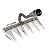 Garden Rake Durable Metal Harrow Garden Hand Rake Tool Heavy Duty Rake Farm Tool