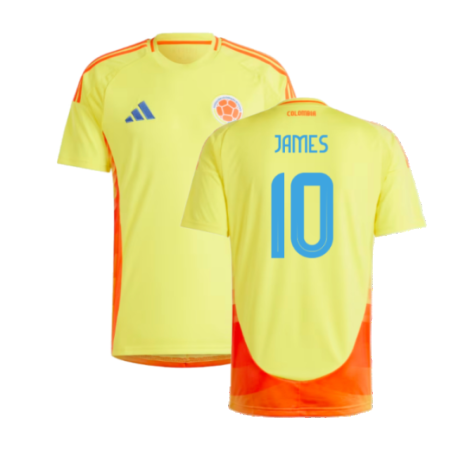 Columbia James Rodríguez 10 Home Shirt 2024-2025