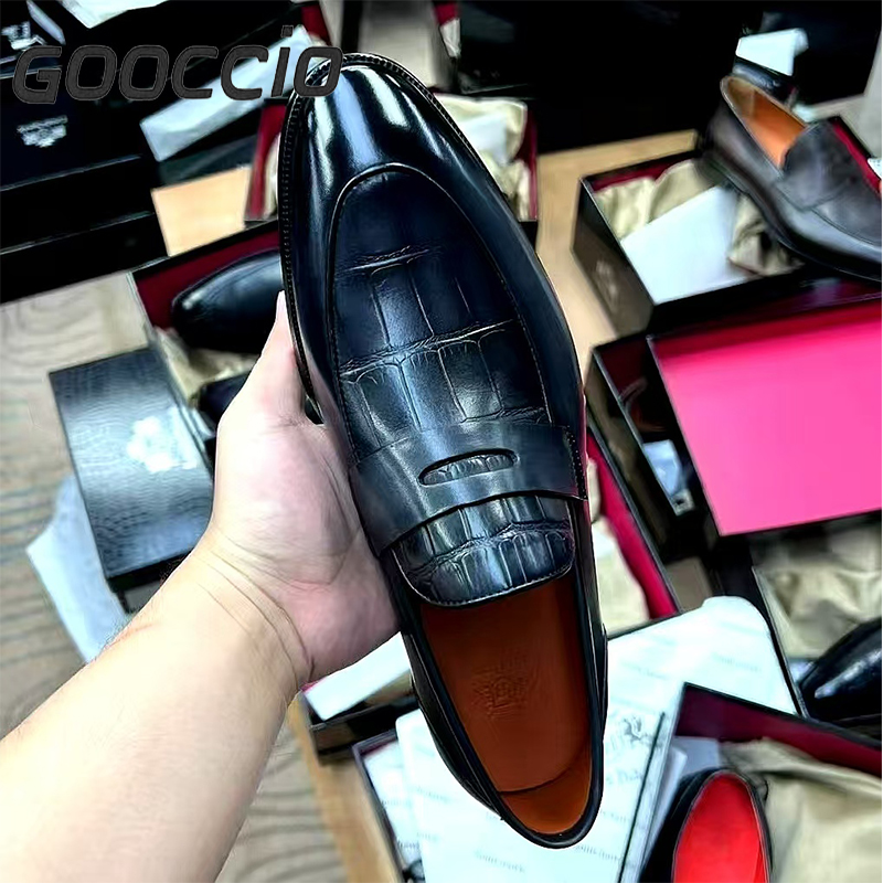 YH207 Prenium Calf-Skin Dress Shoes/Loafer Shoes For Men GOOCCIO   