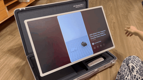 Experiencia unboxing LG StanbyMe Go: audio y v&iacute;deo multimedia en una sola caja con pantalla y altavoces, di adi&oacute;s a equipos y cables