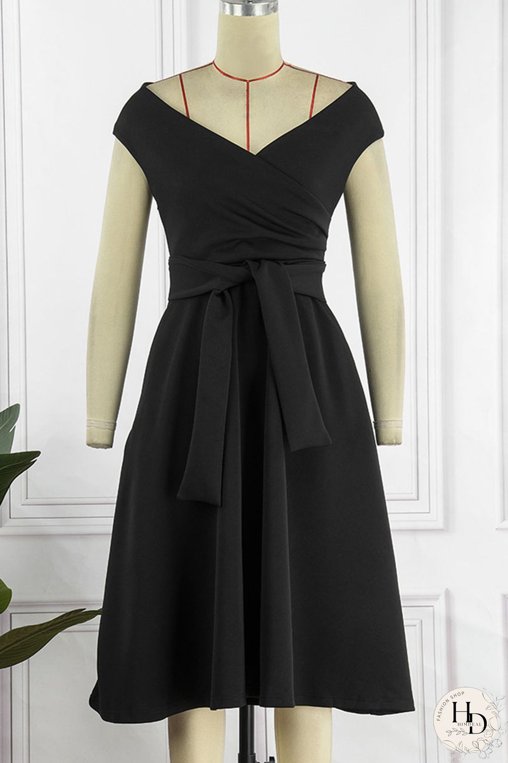 White Elegant Solid Patchwork Off the Shoulder A Line Dresses