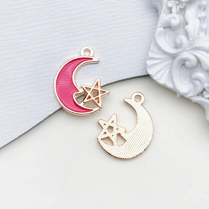 1 Piece 17 * 21mm Zinc Alloy Heart Shape Flower Pendant Jewelry Accessories