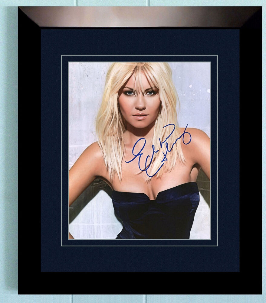 Elisha Cuthbert Signed  8X10 Sexy Photo Poster painting Auto Autographed No Framed & Matted