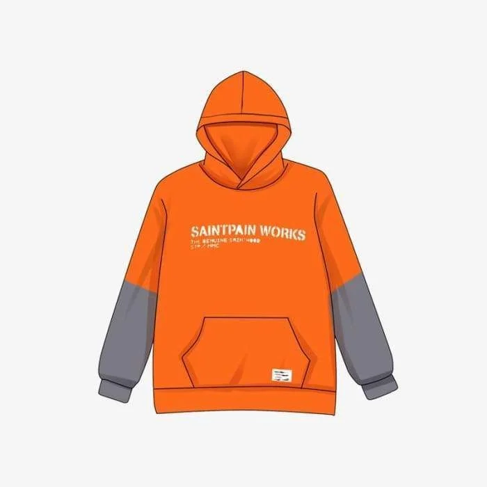 Jimin best sale orange hoodie