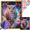 Diamond Painting -5D Full Round Drill Owl(35x45cm)