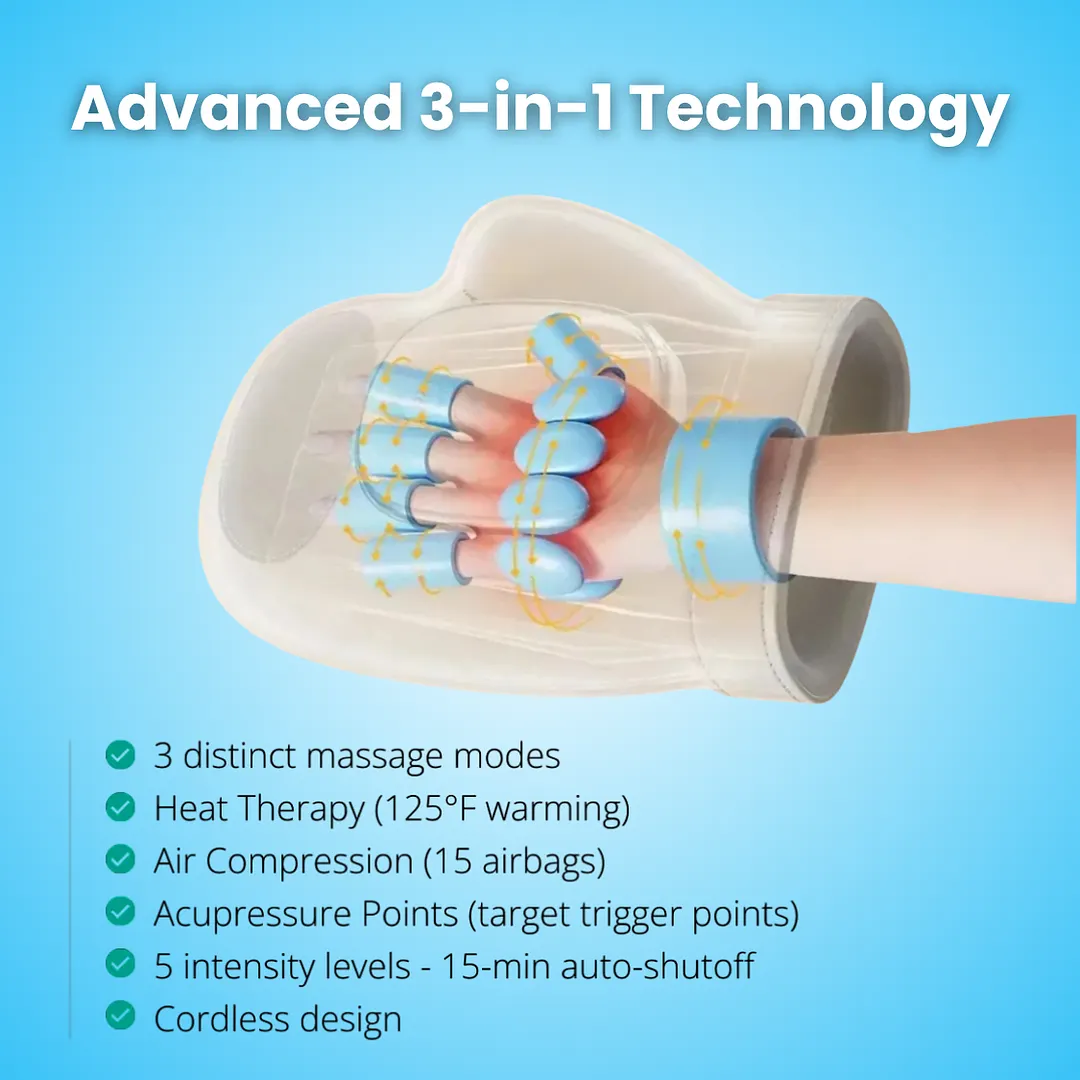 Neurivo&trade; Hand Massager - Support for Joint, Inflammation & Pain