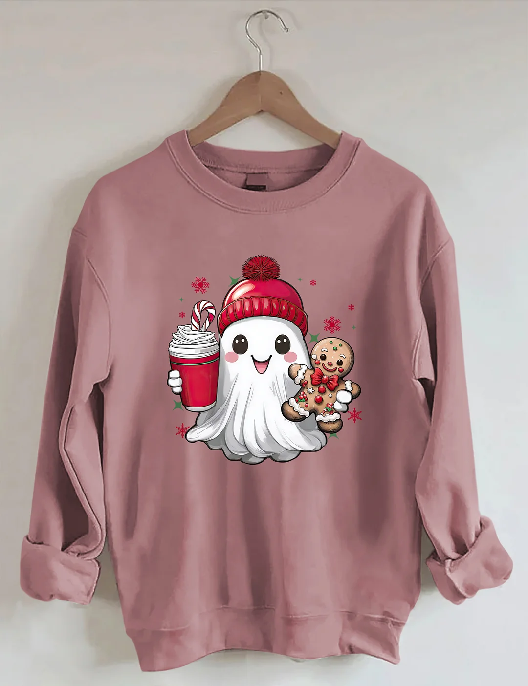 Cute Christmas Ghost Sweatshirt
