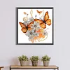 >SALE<5D DIY Partial Special Shaped Drill Diamond Painting Butterfly Decor 30x30cm