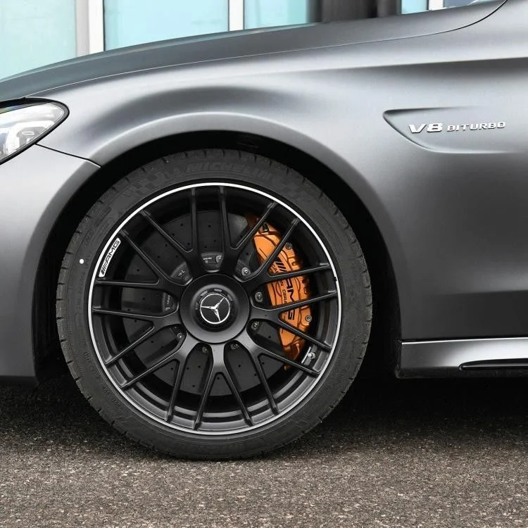 Car wheel decoration metal car sticker（4PCS）