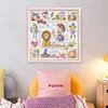 Lion Girl-14CT Stamped Cross Stitch Egyptian Cotton 30*30cm/11.81*11.81in
