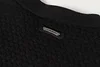 Chrome Hearts Gothic Cross Knit Cardigan - Black Grey Streetwear Jacket 904