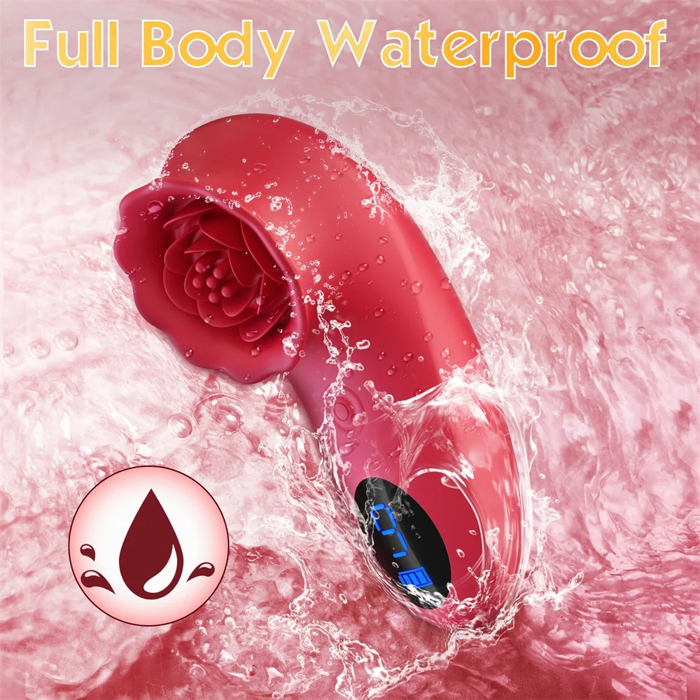 Rose Sex Toy Mini Tapping Clit Vibrators