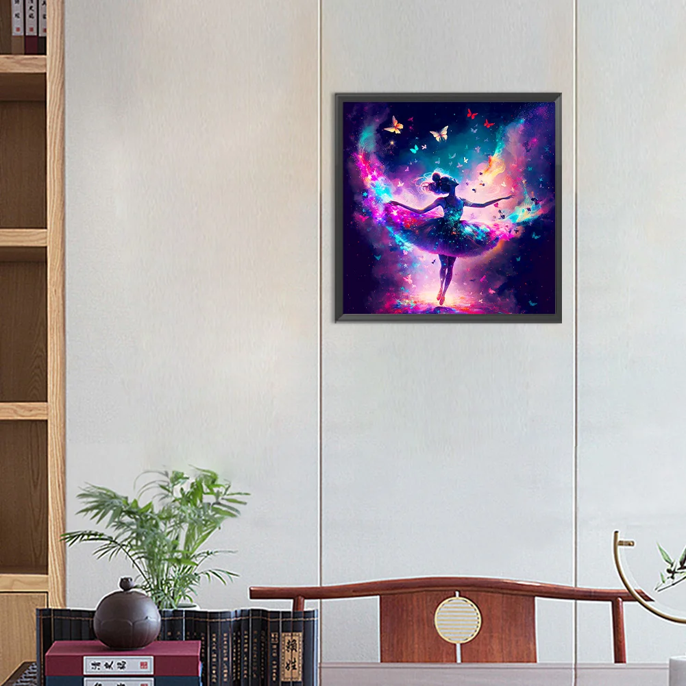 Diamond Painting - Full Round Drill - Ballet Dancer(Canvas|30*30cm)