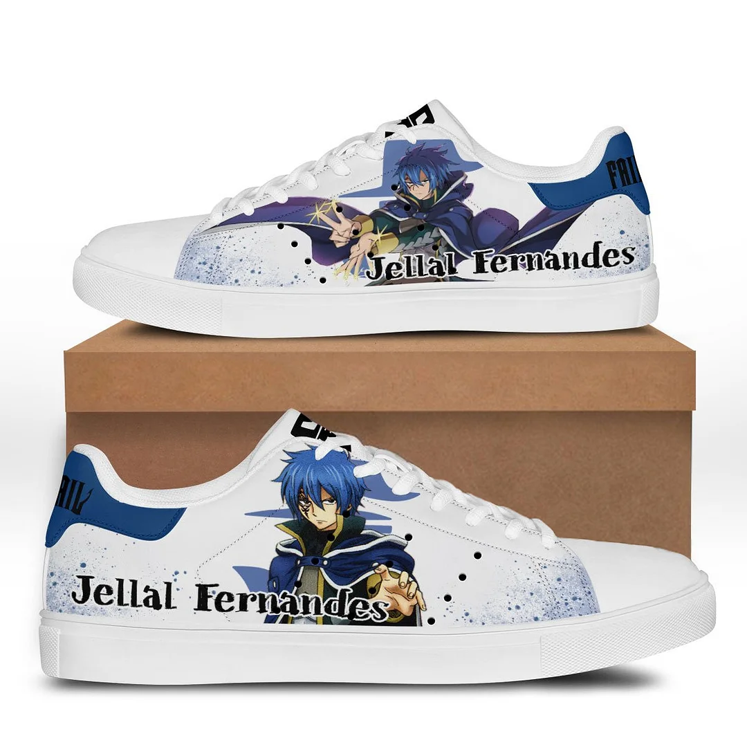 Kingofallstore - Kingofallstore - Fairy Tail Jellal Fernandes Skate Sneakers Custom Anime Shoes