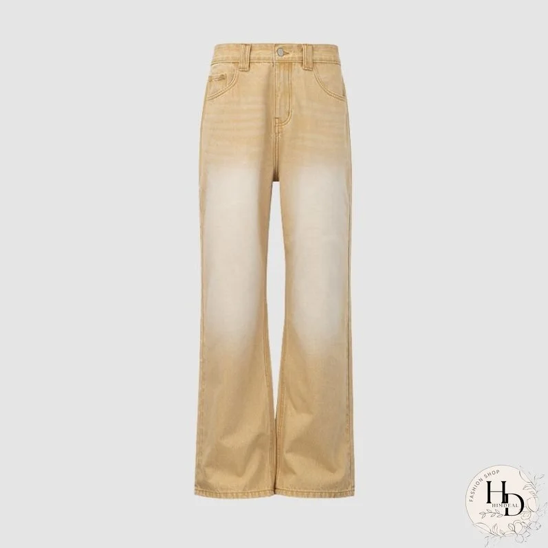 Clean Fit Gradient Design Jeans