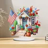 Diamond Painting American Flag House Desktop Home Ornament