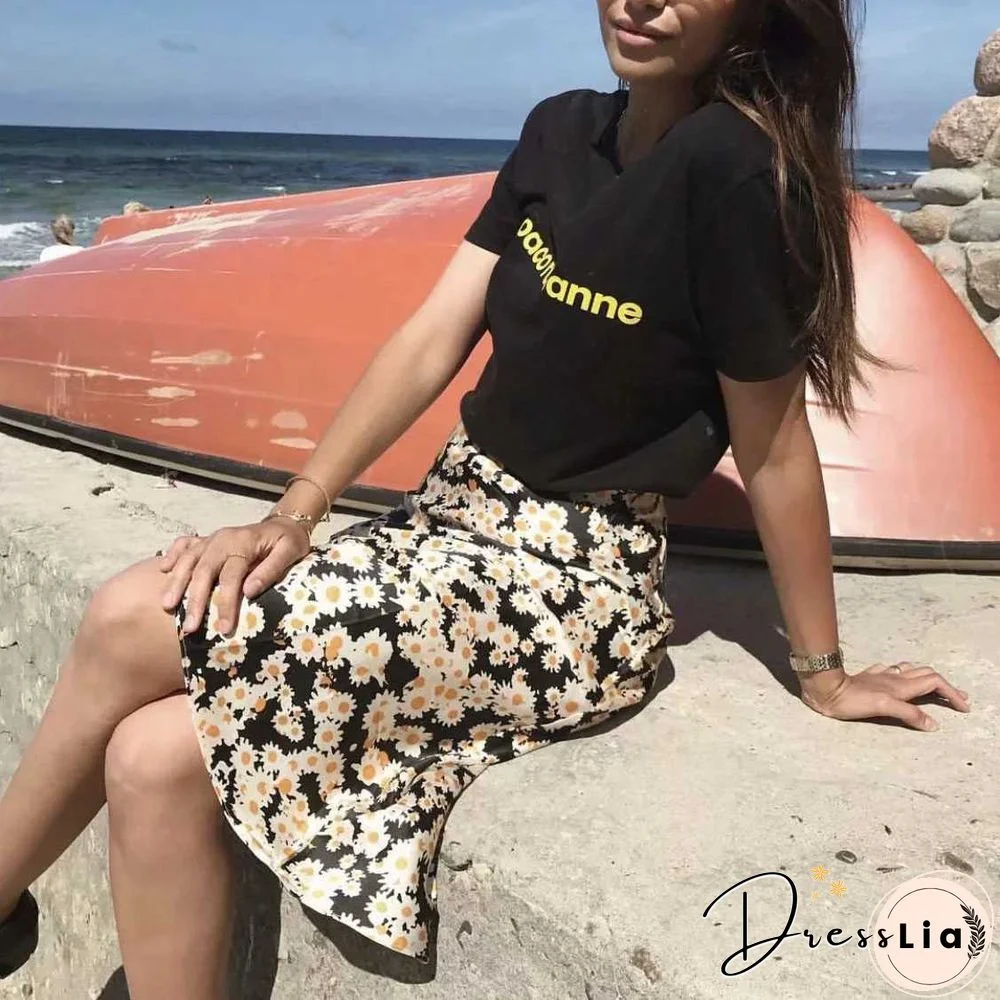 Retro Elastic Band High Waisted Leopard Print Satin Midi Skirt