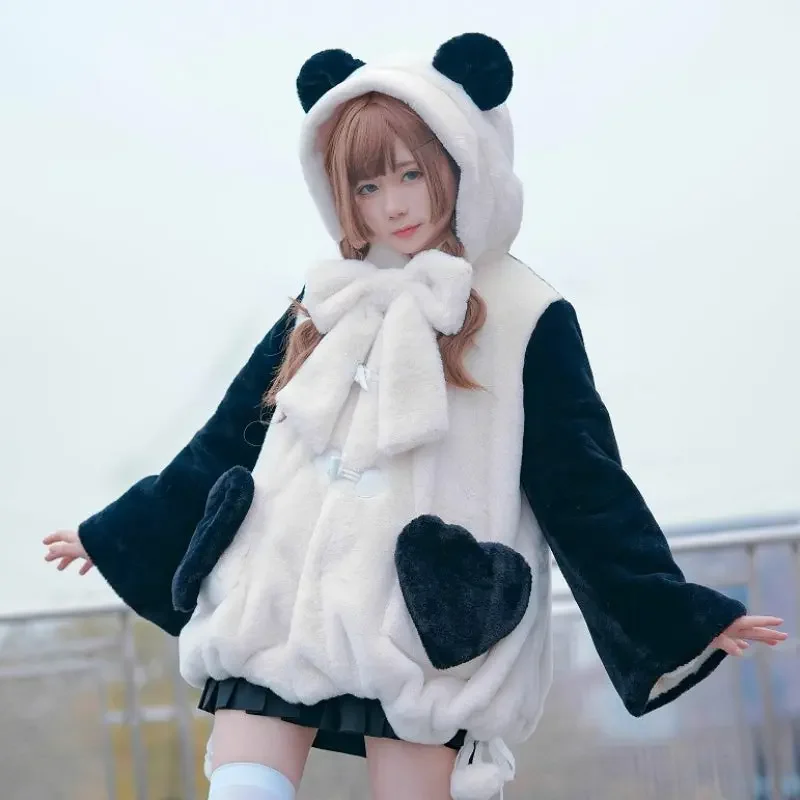 Panda Plush Coat SP19330