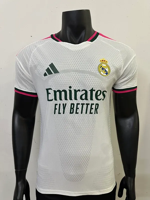 2026-2027 Real Madrid home player version football jersey, 1:1 replica, made in Thailand.